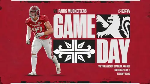 Prague Lions vs Paris Musketeers – американський футбол і Fan Zone Game Day