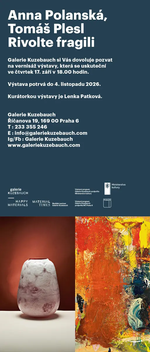 Anna Polanská, Tomáš Plesl – Rivolte fragili — Galerie Kuzebauch, Praha