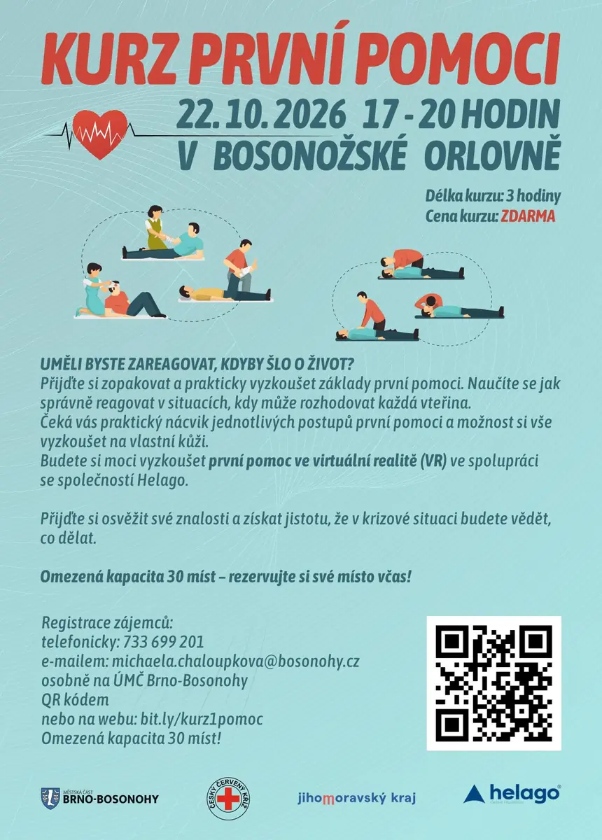 Курс першої допомоги — Bosonohy, Брно