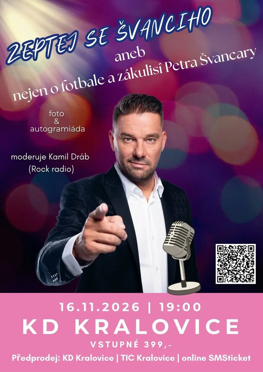 Спросите Сванцару: не только о футболе и закулисье — Kulturní dům, Kralovice