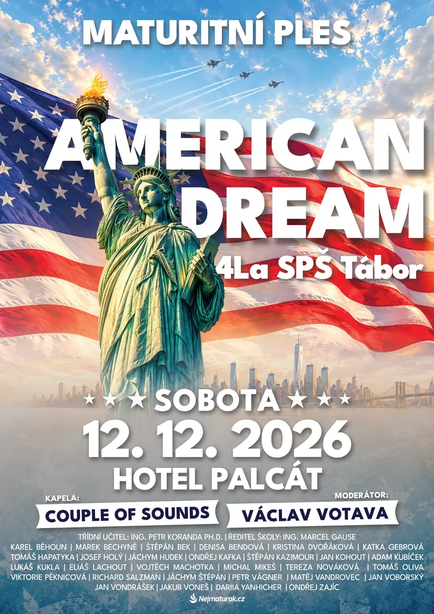 Abiturball der Klasse 4La SPŠ Tábor — Hotel Palcát, Tabor