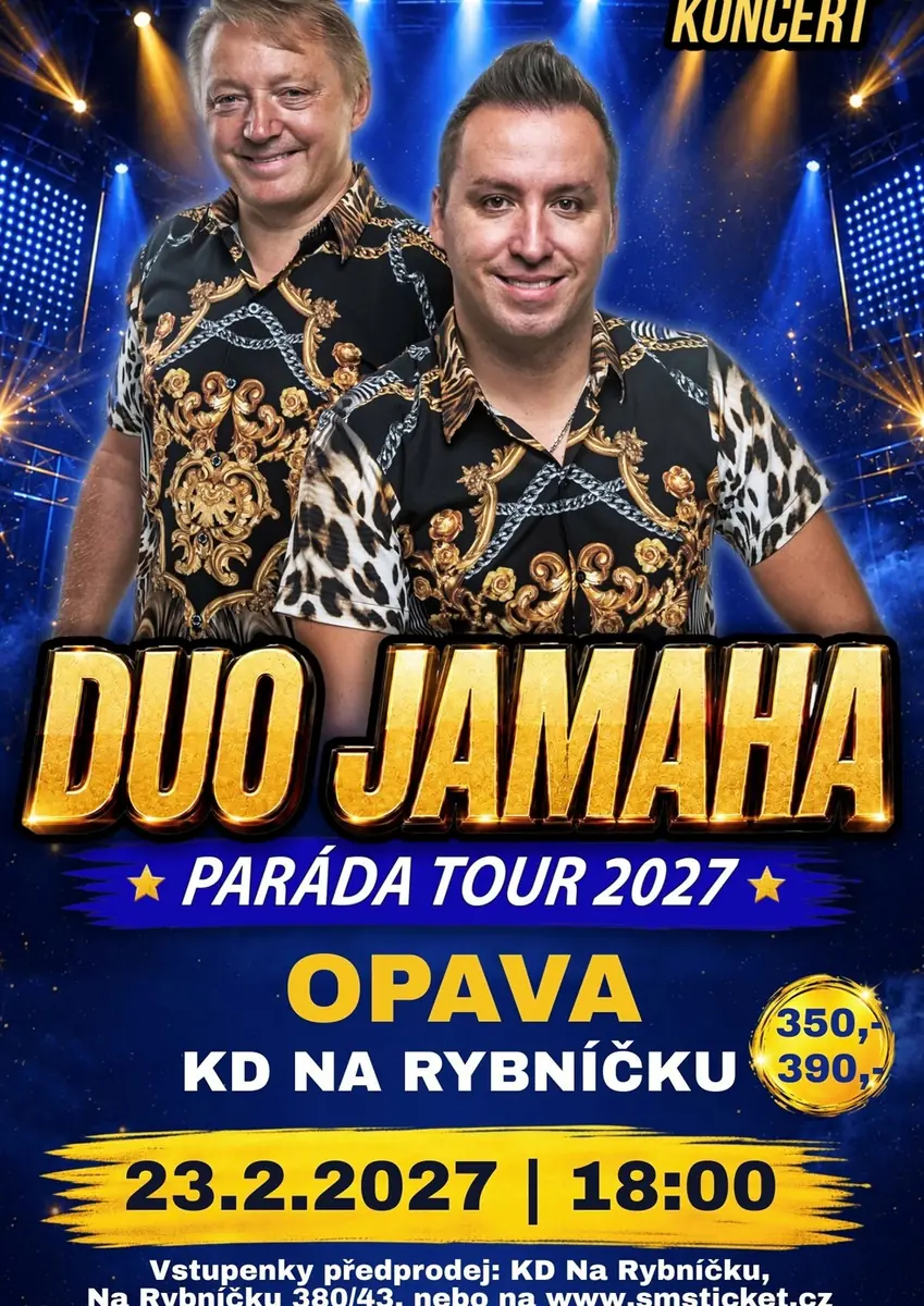 Koncert DUO JAMAHA - Opava — Kulturní dům Na Rybníčku, Opava