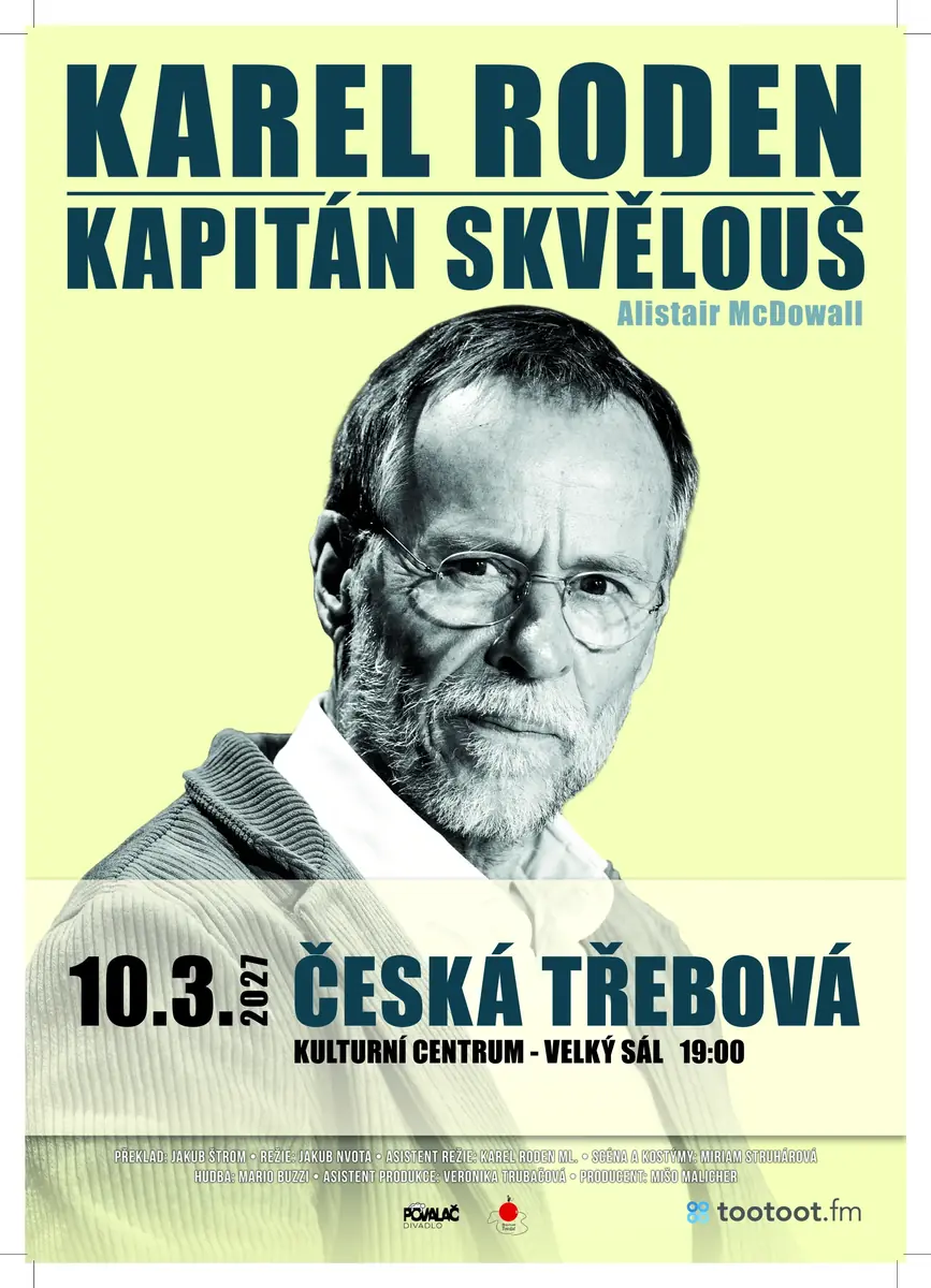 KAREL RODEN: KAPITÁN SKVĚLOUŠ — Kulturní centrum, Česká Třebová