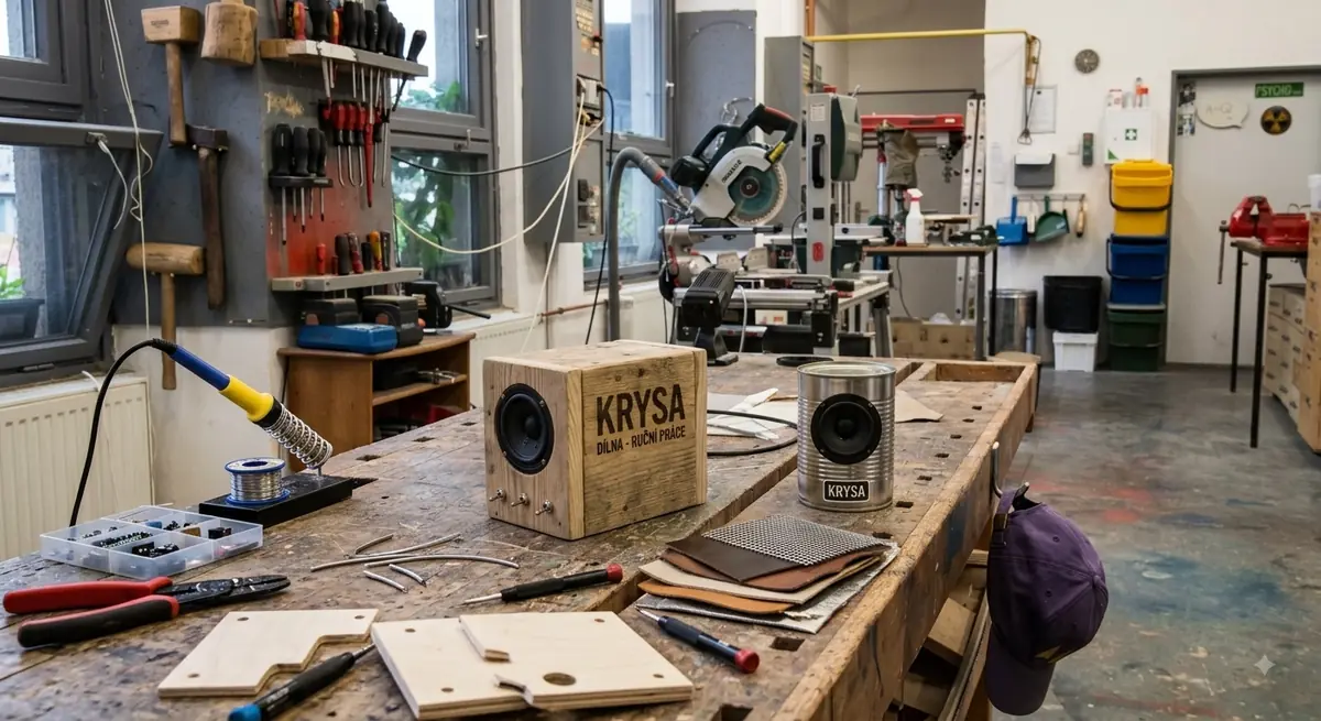 HYB4 Dílna: Výroba Bluetooth reproduktoru — Kampus Hybernská, Praha