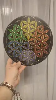 Tečkovaná mandala s Marké.Tečkou