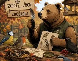 Ptačí podzim — Zoologická zahrada Děčín - Pastýřská stěna, p.o., Děčín