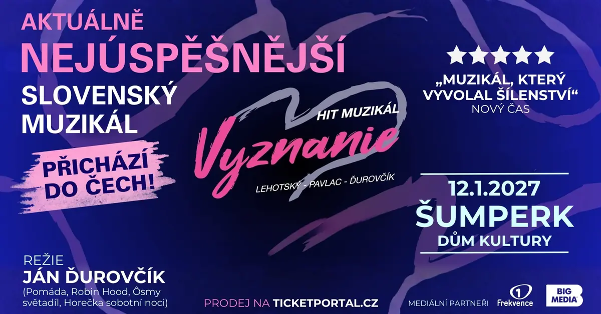 VYZNANIE — Dům kultury, Šumperk