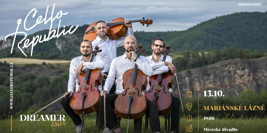 CELLO REPUBLIC — Městské divadlo, Mariánské Lázně