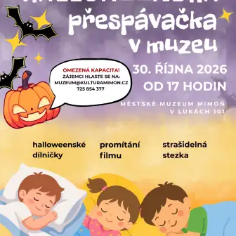 Halloweenská přespávačka v muzeu
