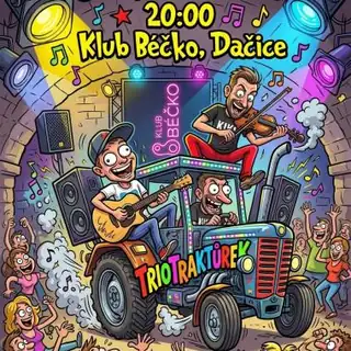 Trio traktůrek