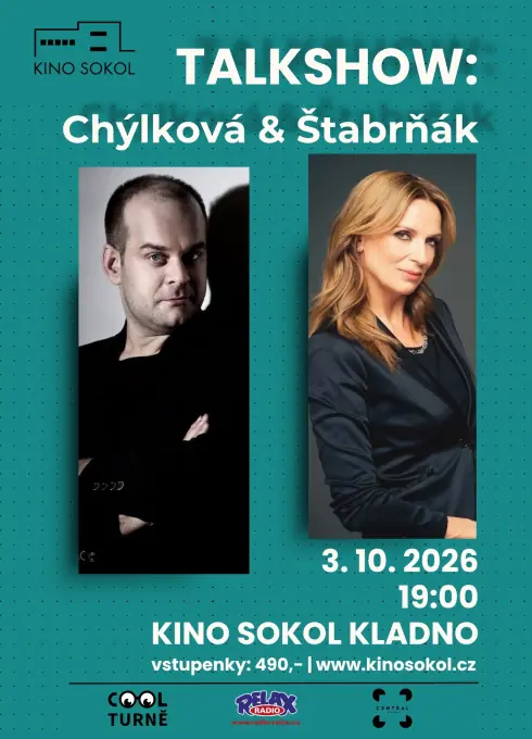 Talkshow: Chýlková a Štabrňák — Kino Sokol, Kladno