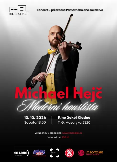 Michael Hejč - houslový viruos — Kino Sokol, Kladno