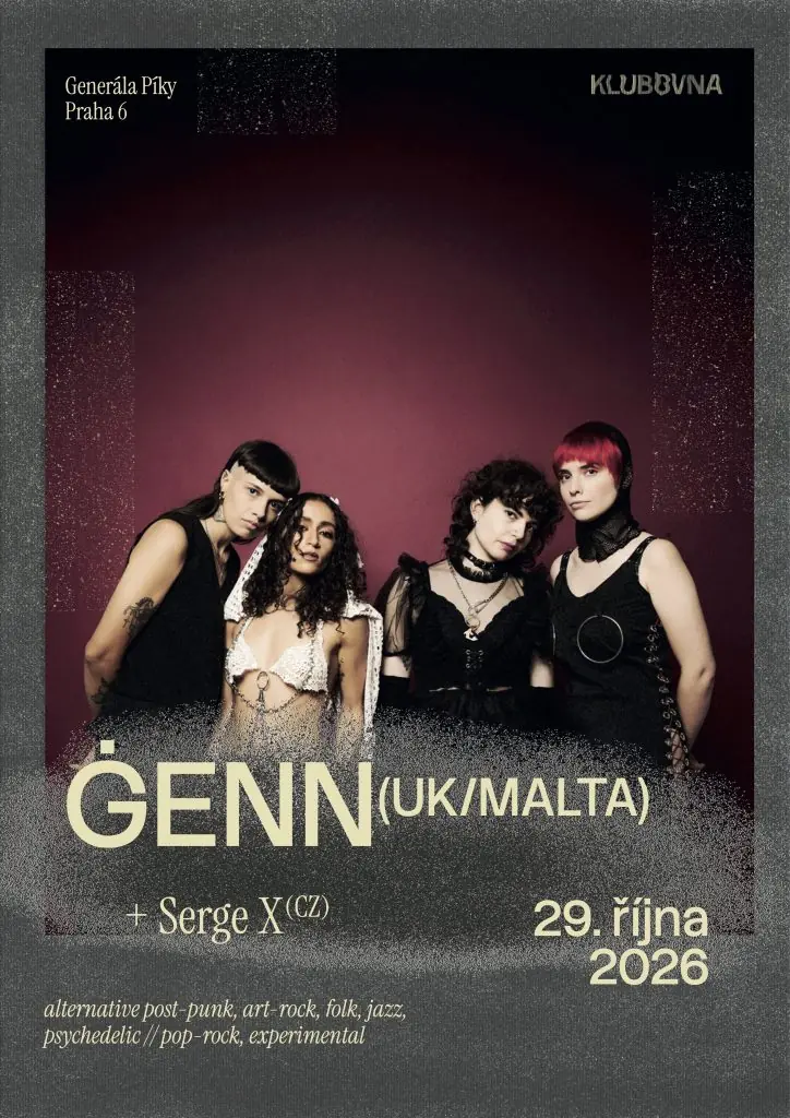 ĠENN (UK/Malta) + Serge X — Klubovna, Praha