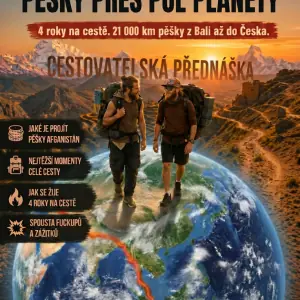 Walking Across Half the Planet: From Bali to Czechia I 8. 10. 2026 — KD Hronovická, Pardubice