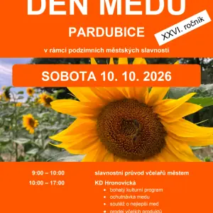 Honey Day - October 10, 2026 — KD Hronovická, Pardubice