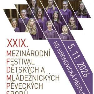 Festival of Children's Singing Choirs Pardubice I 5. 11. 2026 — KD Hronovická, Pardubice