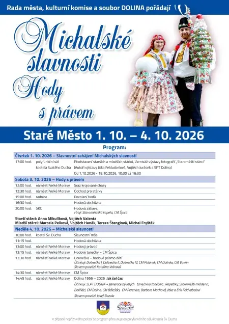 MICHALSKÉ HODY S PRÁVEM — SKC u Uherského Hradiště, Staré Město