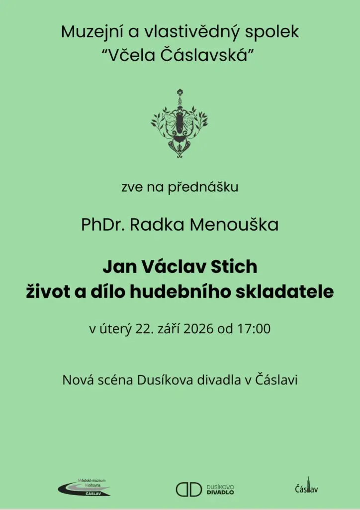 Лекция пчеловодческого клуба "Пчелы Чаславские" 22.9.2026 — František Tesař - výstava, Часлав