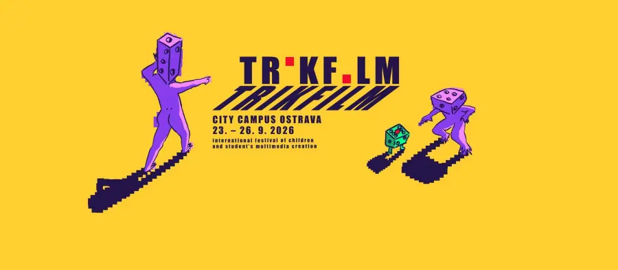 TrikFilm 2026: Čtyři dny animací, videoartu a her — Koncertní sál Fakulty umění OU, Ostrava