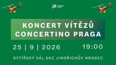 Concertino Praga: Jindřichův Hradec — Státní hrad a zámek Jindřichův Hradec, Zámecká galerie na II. nádvoří, vstup přes pokladnu zámku, Jindřichův Hradec