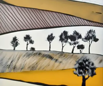 Olga Kuchtova: Faces of Landscape in Enamel Technique — Holandský dům Gallery, Beroun