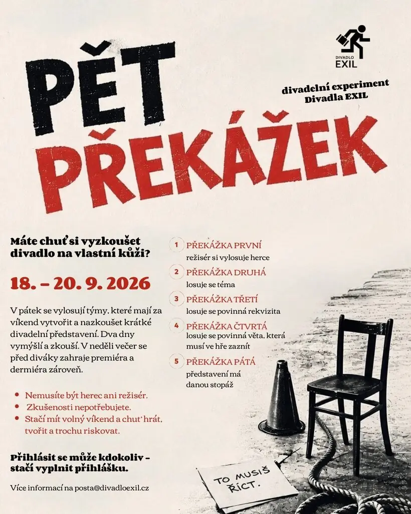 Pět překážek — Turistické informační centrum Pardubice, Pardubice