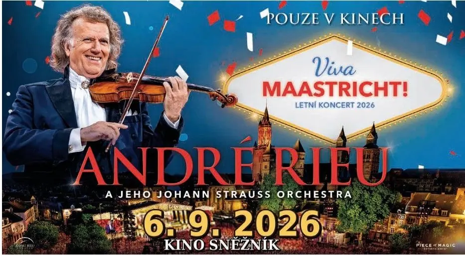 André Rieu's 2026 Summer Concert: Viva Maastricht! — Kino Sněžník, Děčín