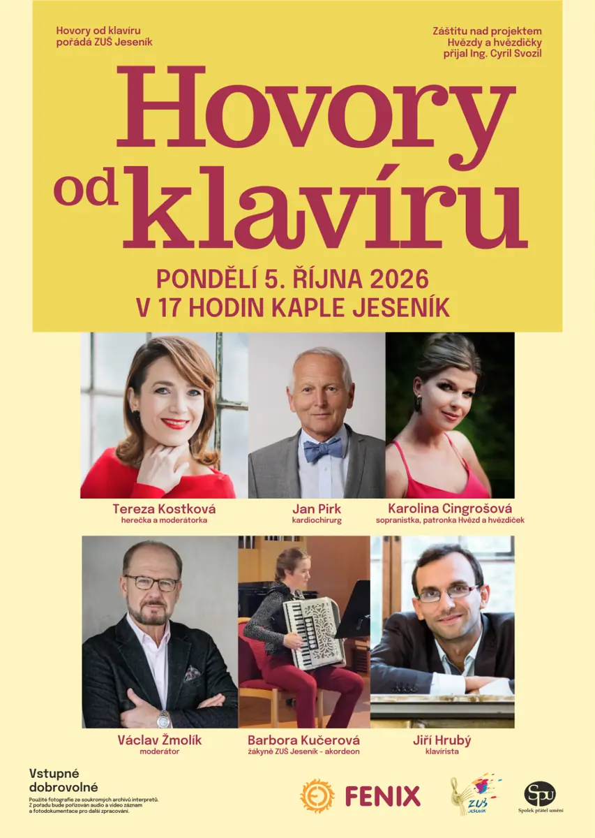 HOVORY OD KLAVÍRU — Klášterní kaple Panny Marie, Jeseník