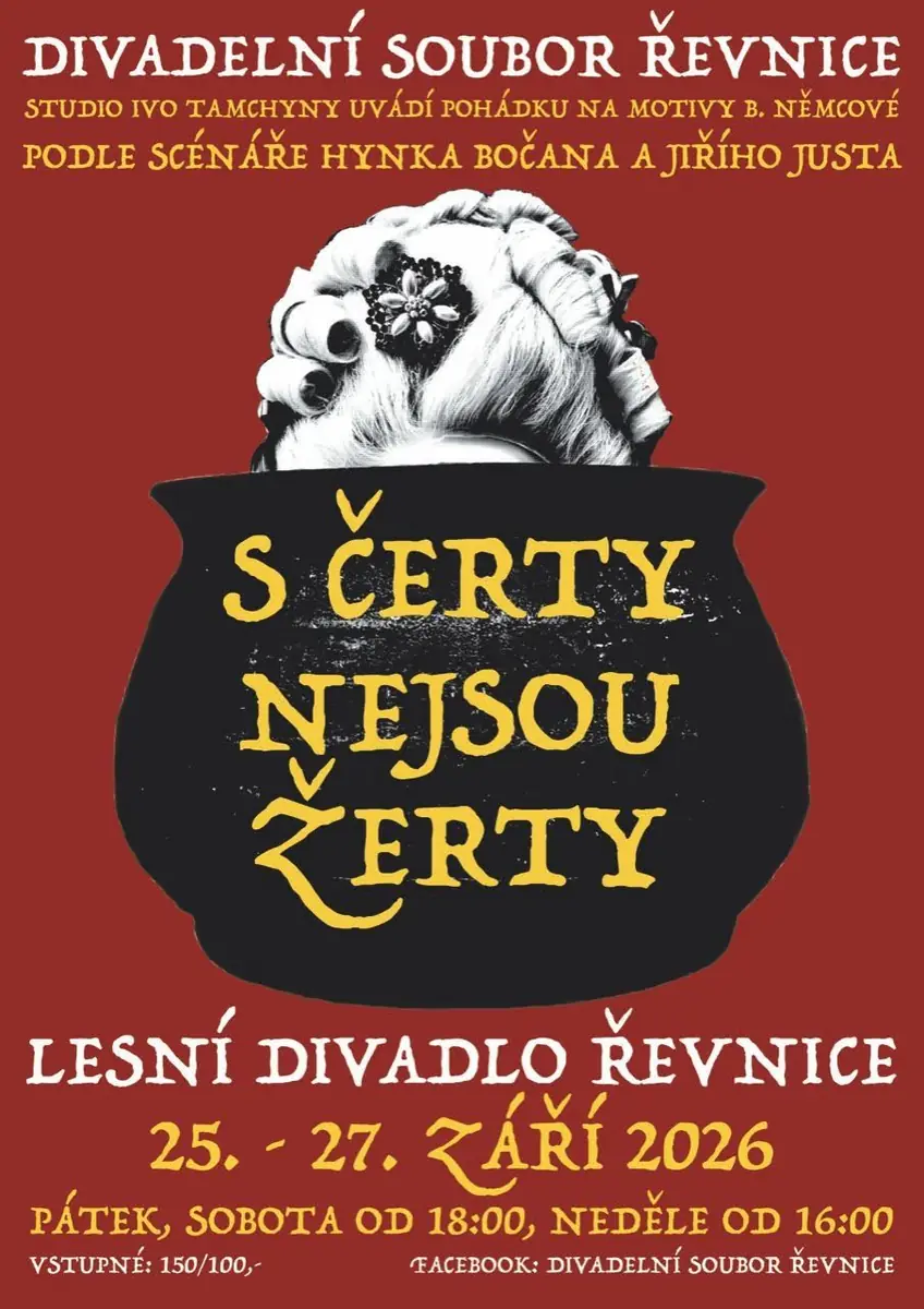 Přidaná představení S čerty nejsou žerty — Lesní divadlo Řevnice, Praha