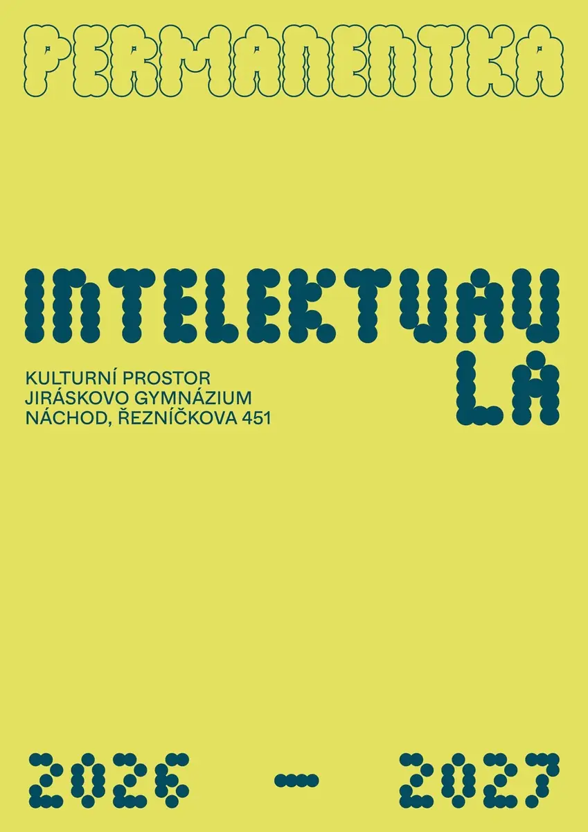 Kulturní prostor AULA - Permanentka Intelektuaula 2026-7 — Jiráskovo gymnázium Náchod, Náchod