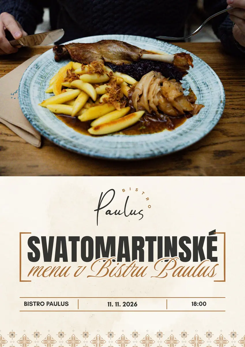 Svatomartinský degustační večer — Bistro Paulus, Olomouc