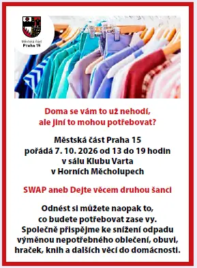 SWAP aneb Dejte věcem druhou šanci — Kulturní centrum Varta, Praha