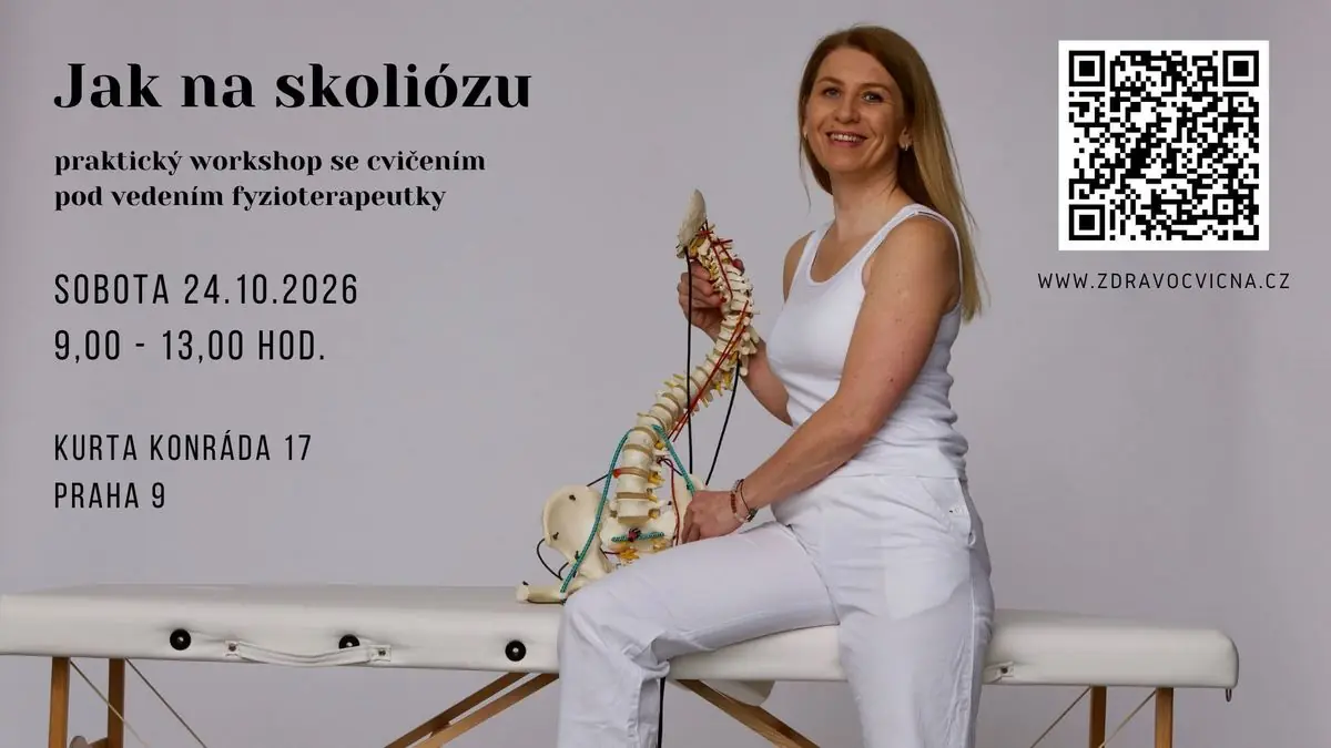 Jak na skoliózu - praktický workshop se cvičením — Tělocvična Harfa, Kurta Konráda 17, Praha 9, Praha