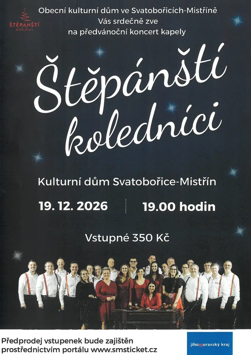 Štěpánští koledníci — Obecní kulturní dům, Svatobořice-Mistřín