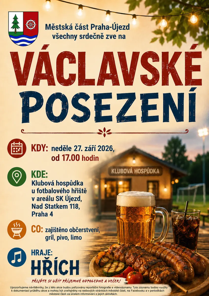 VÁCLAVSKÉ POSEZENÍ – neděle 27. září 2026 — Újezd, Praha