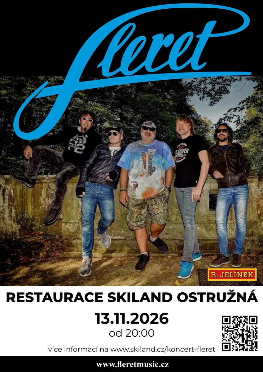 Koncert kapely Fleret — Restaurace Skiland, Ostružná