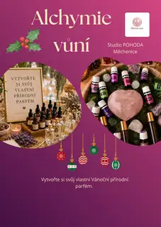 Vánoční zážitkový workshop přírodního parfému