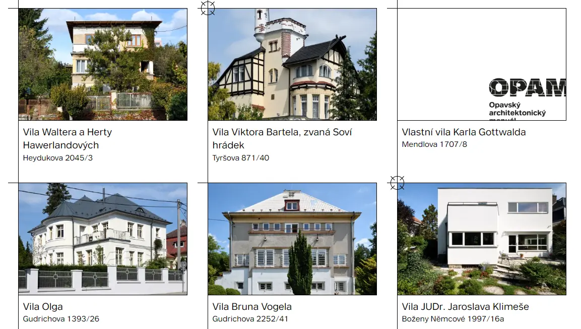 Výstava OPAM = OPAVSKÝ ARCHITEKTONICKÝ MANUÁL / KYLEŠOVSKÝ KOPEC — Klub Art, Opava