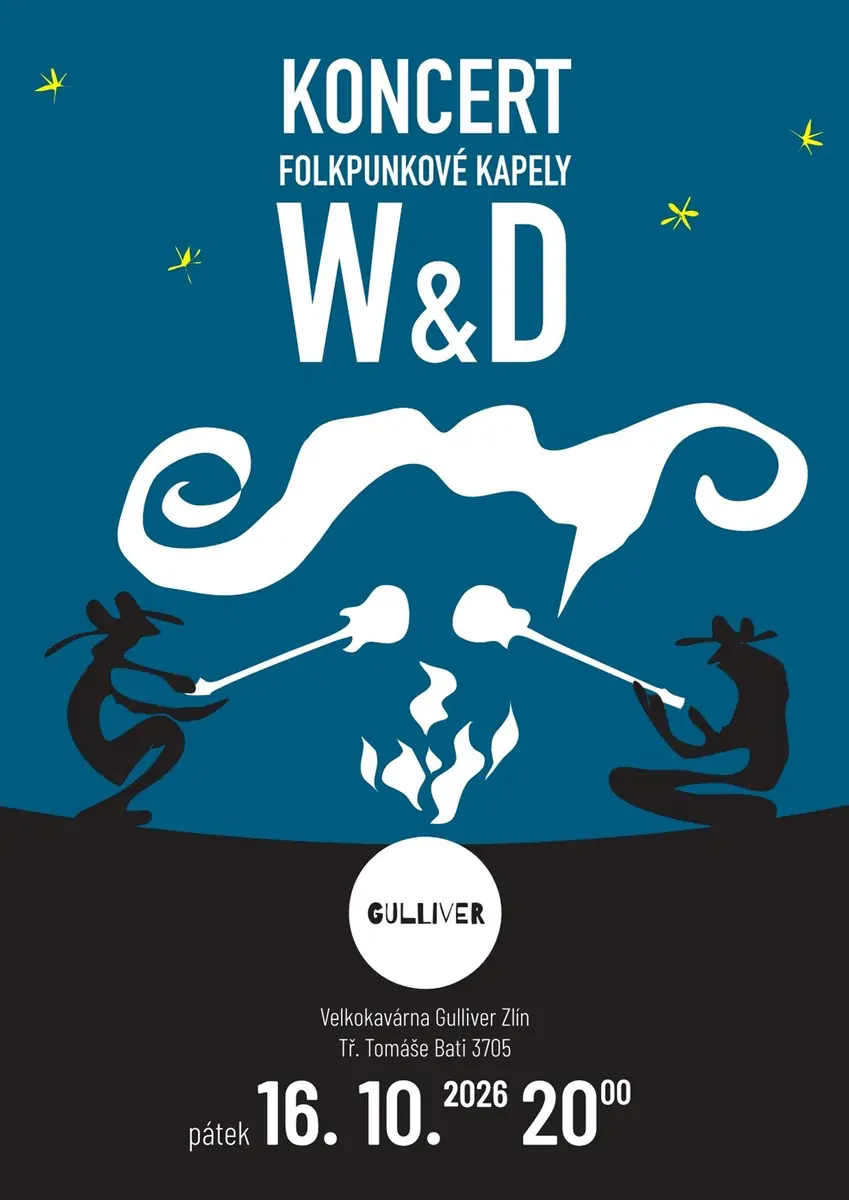 W&D | koncert (folkpunk) — Velkokavárna Gulliver, Zlín