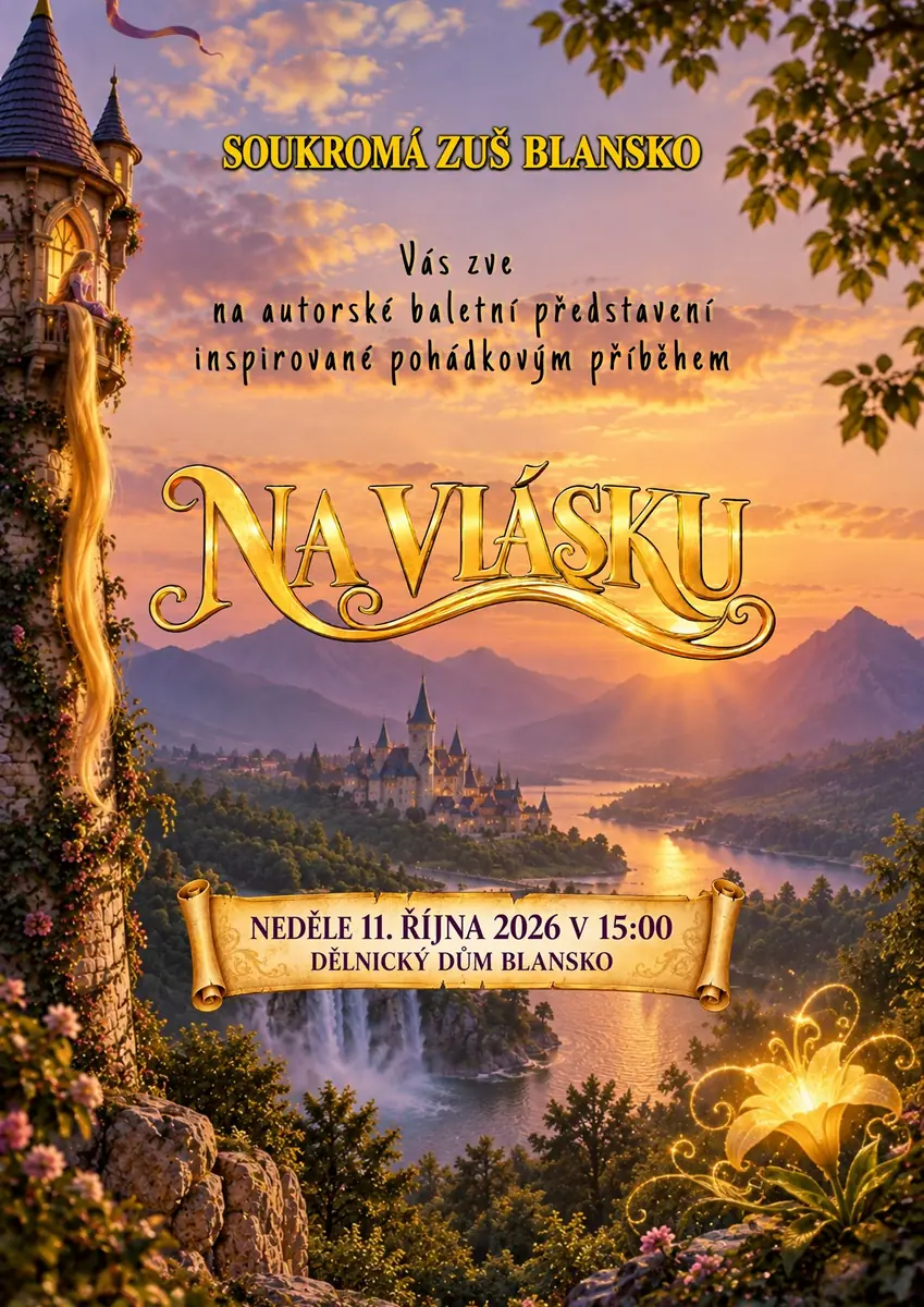 Na vlásku – autorská taneční pohádka Soukromé ZUŠ Blansko — Dělnický dům, Blansko