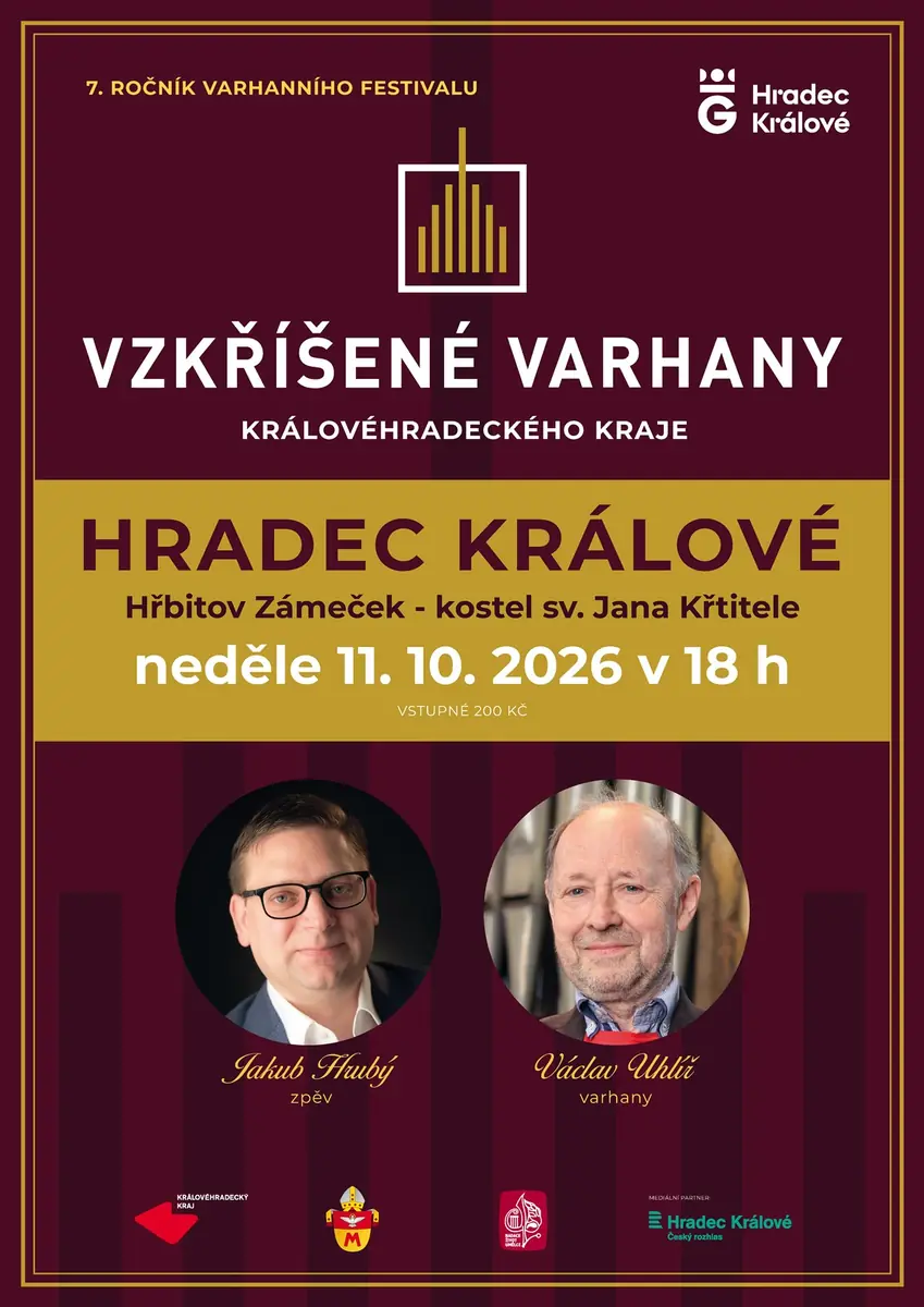 Vzkříšené varhany - Nový Hradec Králové — Kostel sv. Jana Křtitele (na Zámečku), Hradec Králové