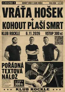 Vráťa Hošek + Kohout Plaší Smrt v Českých Budějovicích