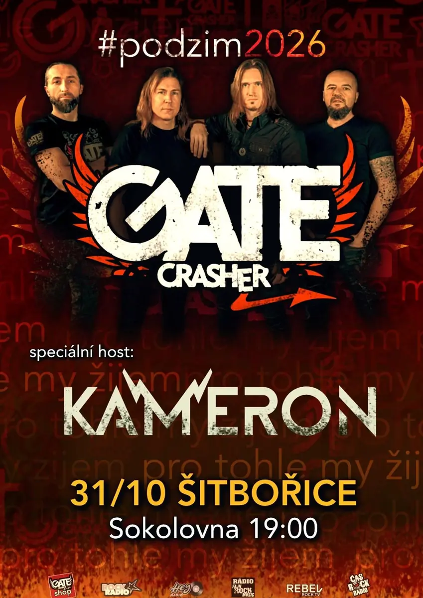 GATE Crasher a Kameron v Šitbořicích — Sokolovna, Šitbořice