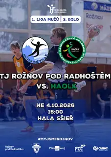 Handball: TJ Rožnov pod Radhoštěm - HAOLK