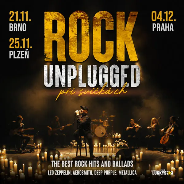 ROCK UNPLUGGED PŘI SVÍČKÁCH — Sono Centrum, Brno