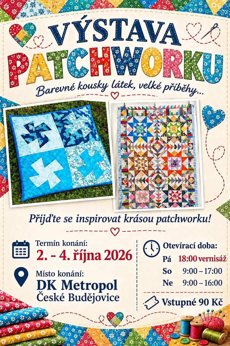 Výstava patchworku — Metropol, České Budějovice 6