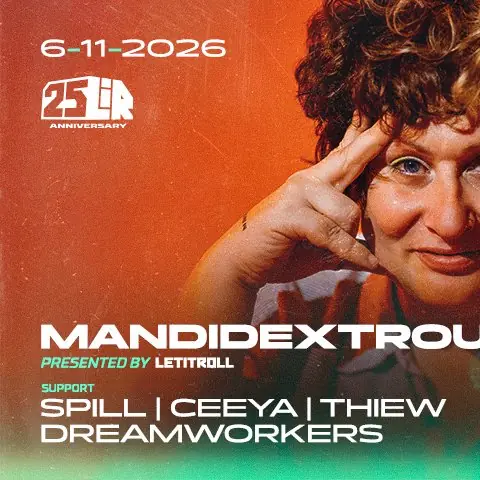 MANDIDEXTROUS PRESENTED BY LET IT ROLL (UK) — Roxy, Praha