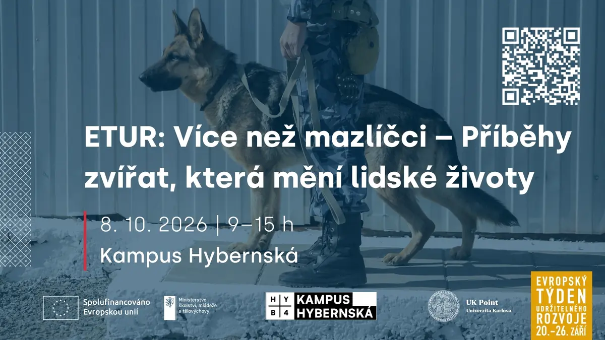Více než mazlíčci – Příběhy zvířat, která mění lidské životy — Kampus Hybernská, Praha