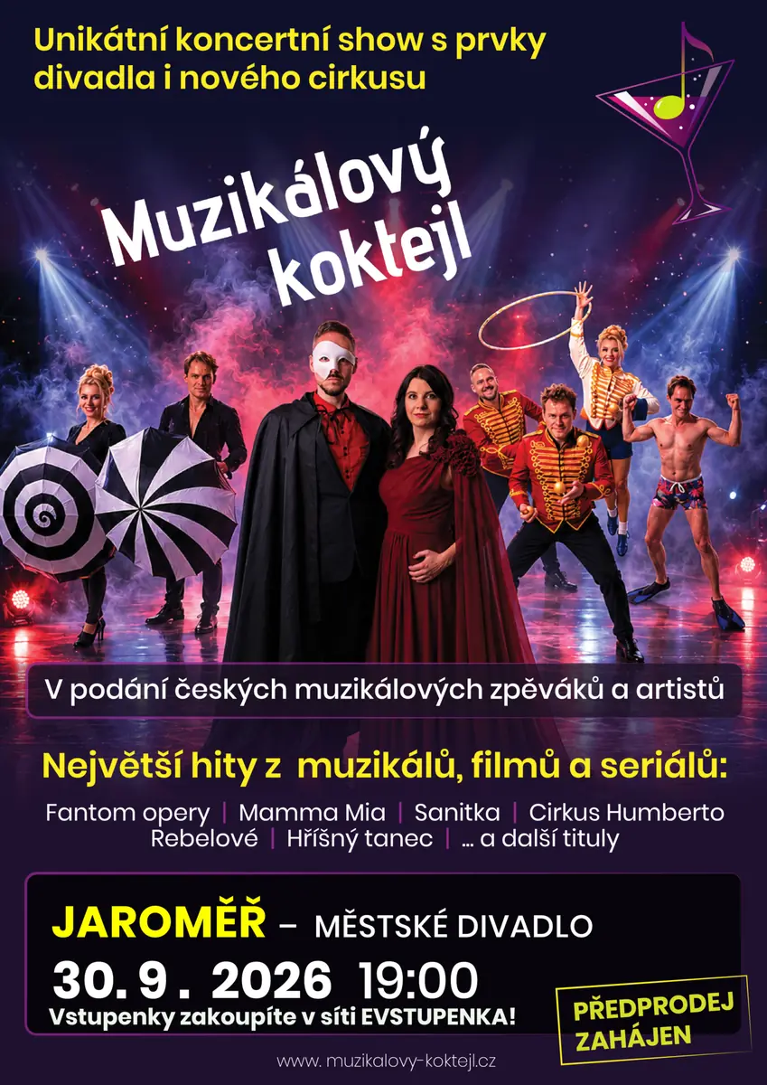 Muzikálový koktejl — Městské divadlo, Jaroměř