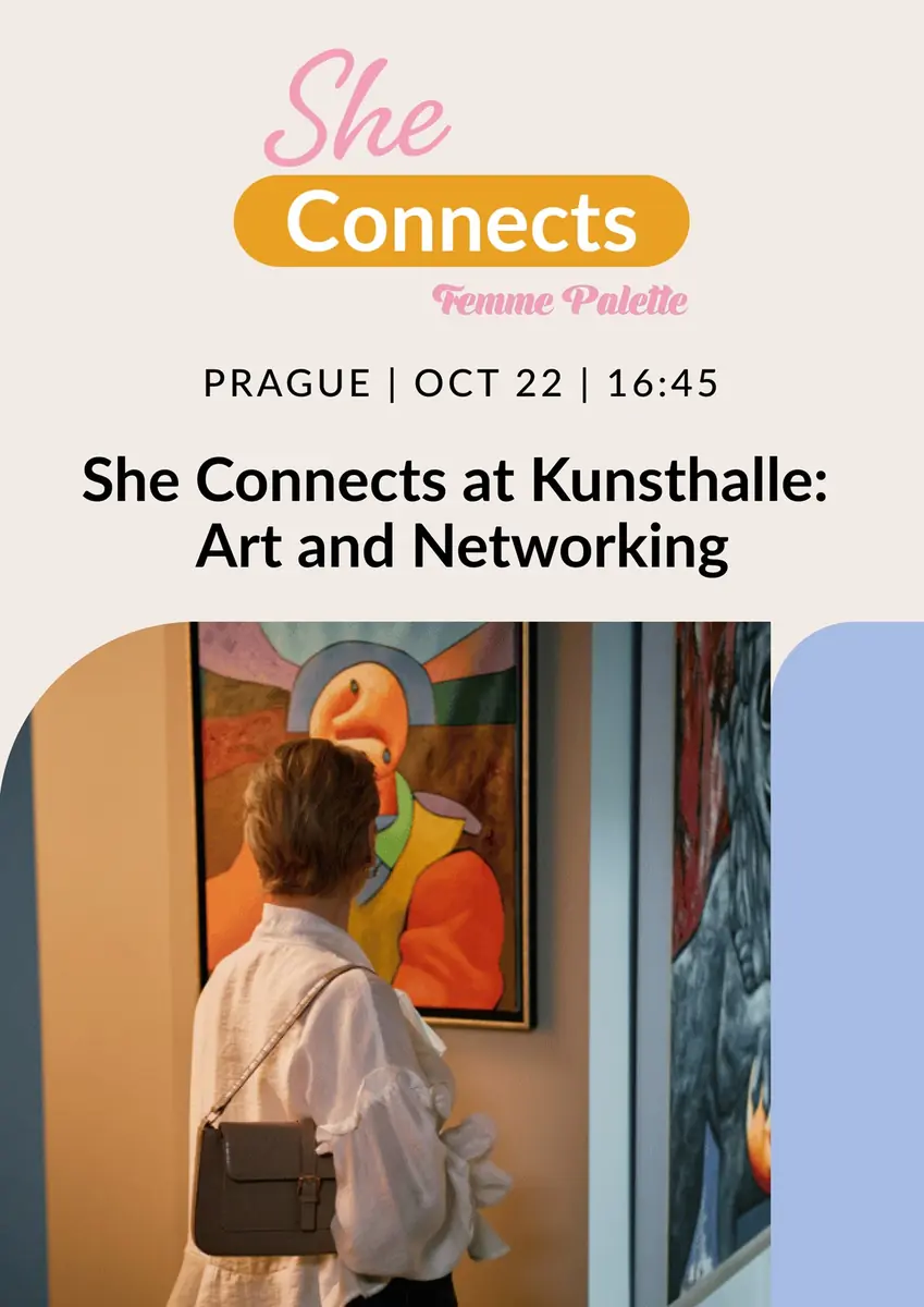 She Connects at Kunsthalle: Art and Networking — Kunsthalle Praha, Praha